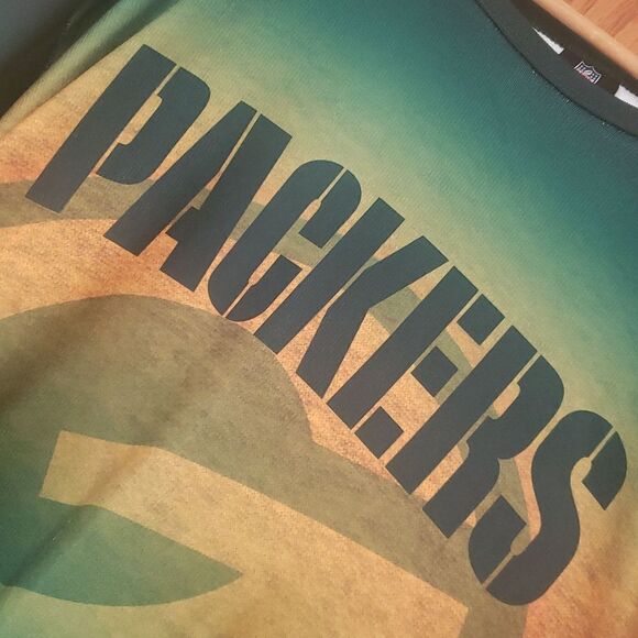 NWT NFL Green Bay Packers Oversized Shirt Top Sz XL - Picture 5 of 8